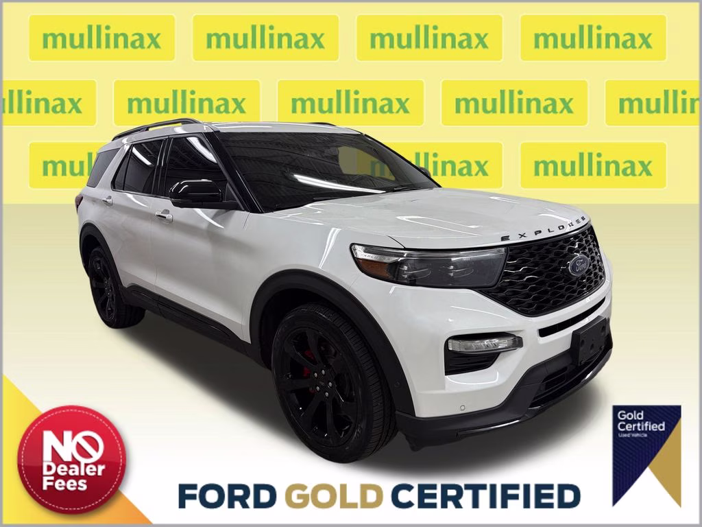 2022 White Metallic Ford Explorer ST 4X4 SUV