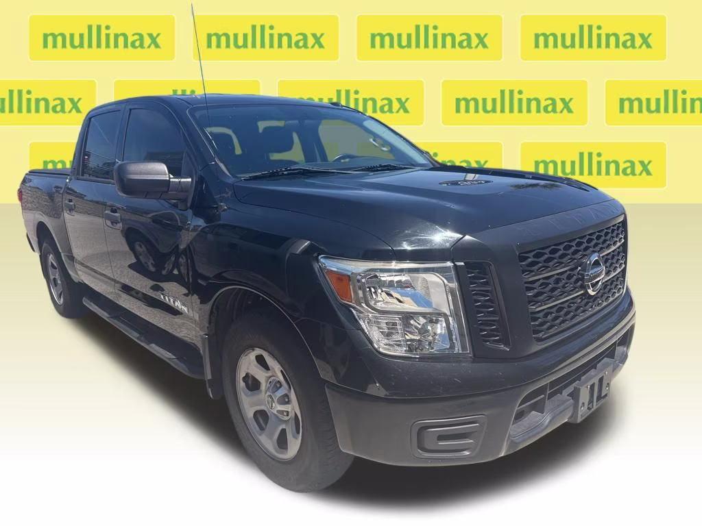 2019 Magnetic Black Metallic Nissan Titan S RWD Truck