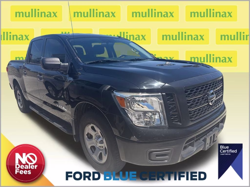 2019 Magnetic Black Metallic Nissan Titan S RWD Truck