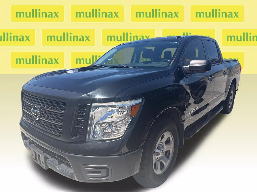 2019 Magnetic Black Metallic Nissan Titan S RWD Truck
