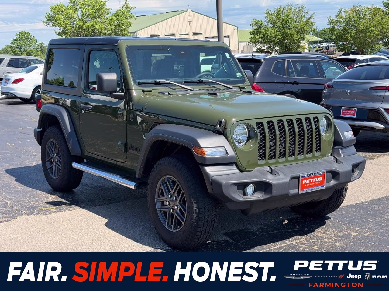 2024 Sarge Green Clearcoat Jeep Wrangler Sport S 4X4 SUV