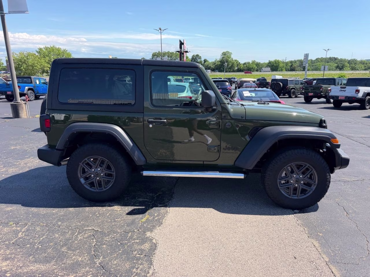 2024 Sarge Green Clearcoat Jeep Wrangler Sport S 4X4 SUV