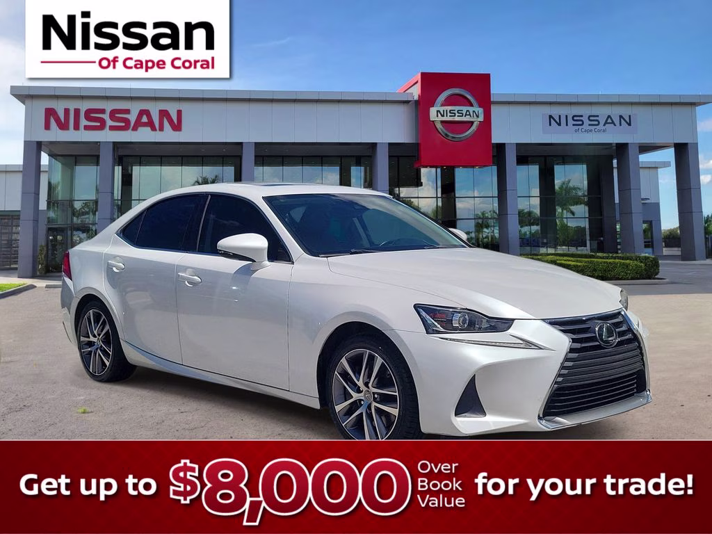 2019 White Pearl Lexus IS 300 RWD Sedan