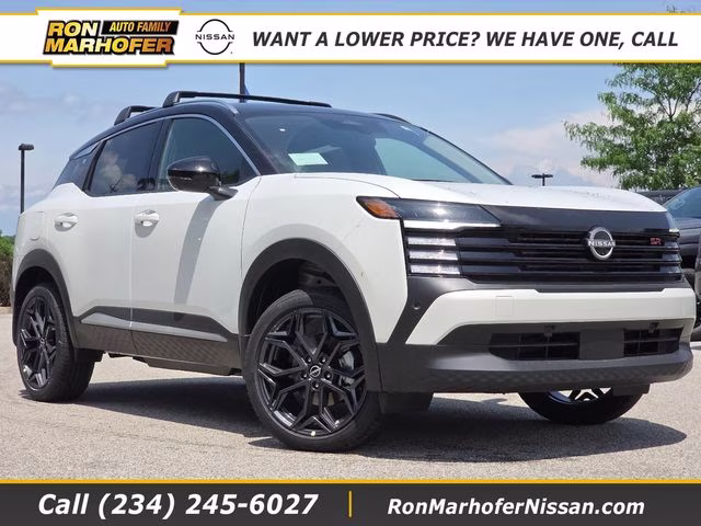 2026 Aspen White/Super Black Nissan Kicks SR AWD SUV