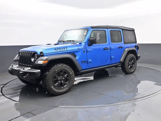 2023 Hydro Blue Pearl Coat Jeep Wrangler Willys 4X4 SUV