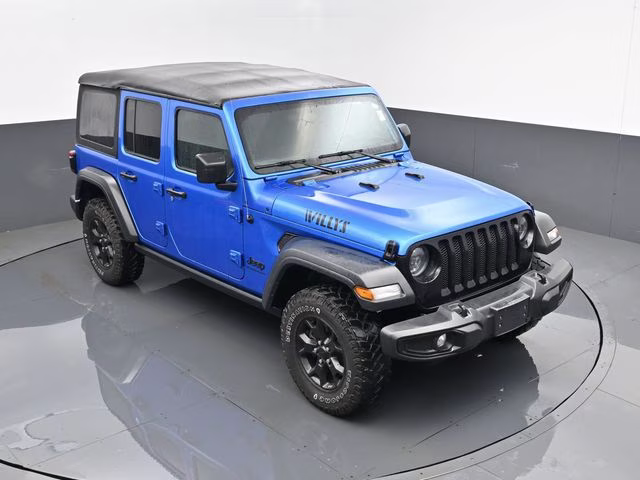 2023 Hydro Blue Pearl Coat Jeep Wrangler Willys 4X4 SUV