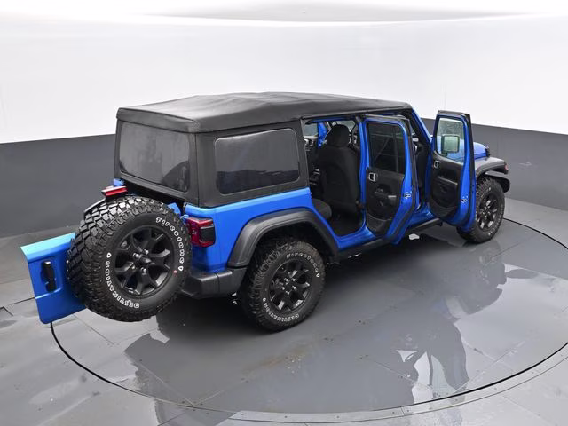 2023 Hydro Blue Pearl Coat Jeep Wrangler Willys 4X4 SUV