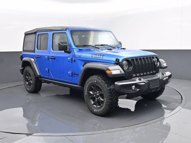 2023 Hydro Blue Pearl Coat Jeep Wrangler Willys 4X4 SUV