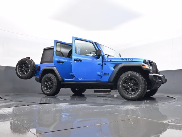 2023 Hydro Blue Pearl Coat Jeep Wrangler Willys 4X4 SUV