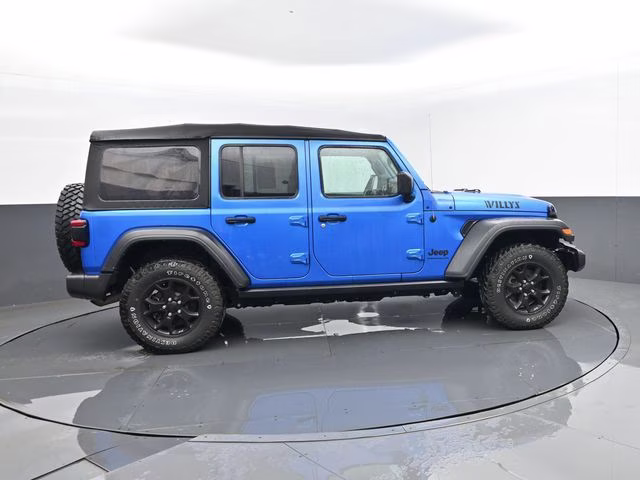 2023 Hydro Blue Pearl Coat Jeep Wrangler Willys 4X4 SUV