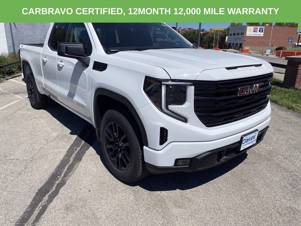 2023 Summit White GMC Sierra 1500 Elevation 4X4 Truck