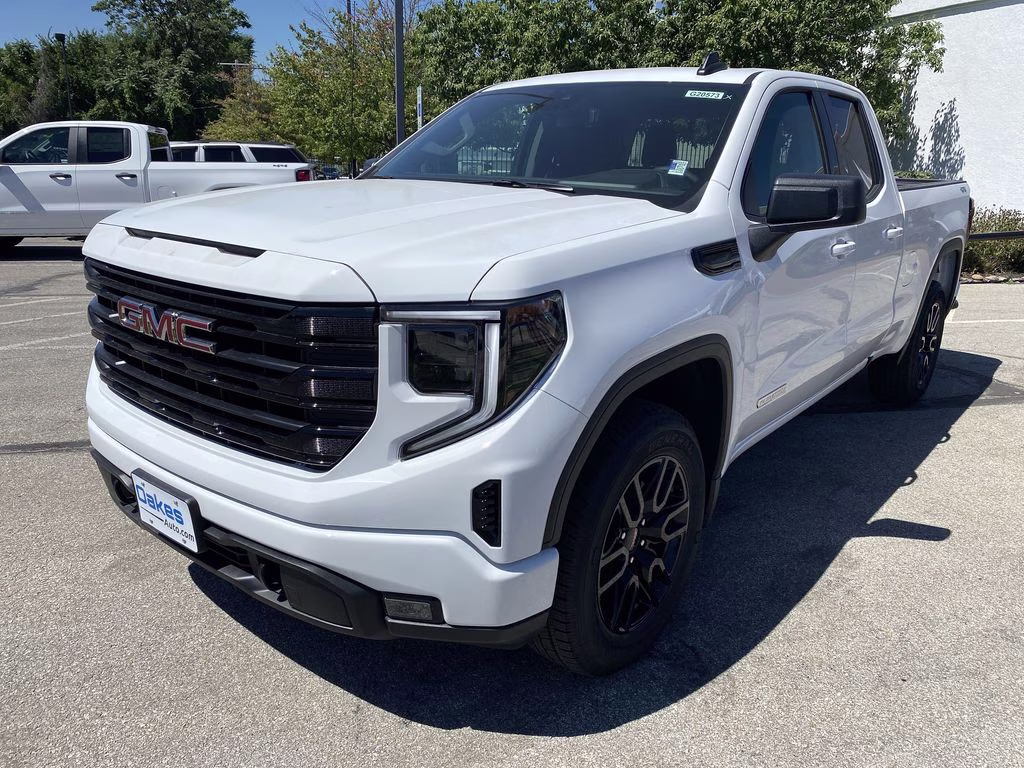 2023 Summit White GMC Sierra 1500 Elevation 4X4 Truck