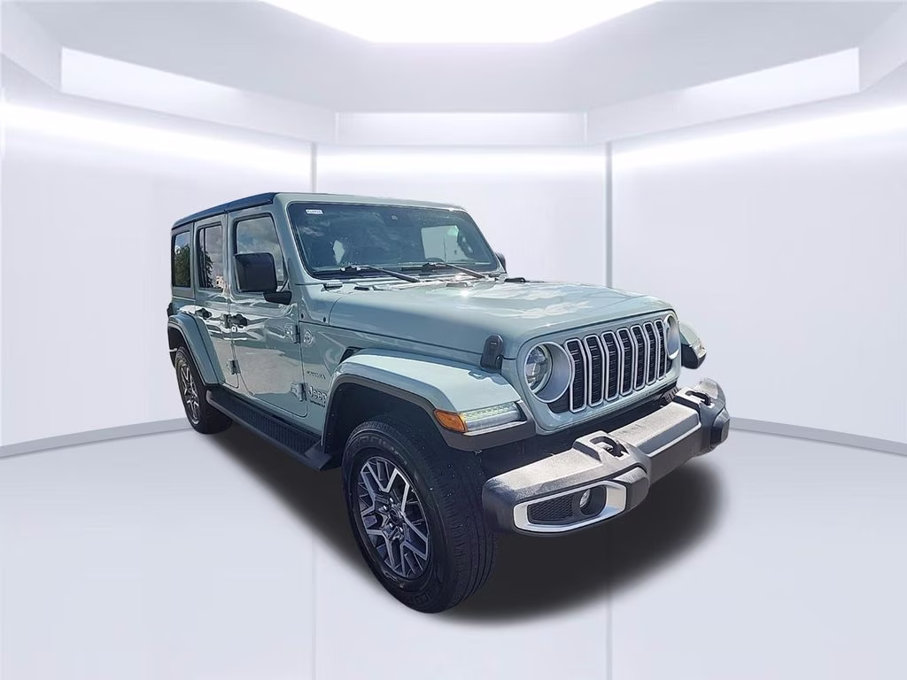 2024 Dark Blue Jeep Wrangler Sahara 4X4 SUV