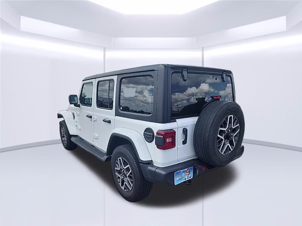 2024 White Jeep Wrangler Sahara 4X4 SUV