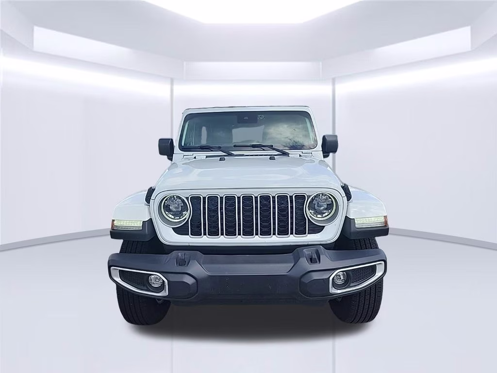 2024 White Jeep Wrangler Sahara 4X4 SUV
