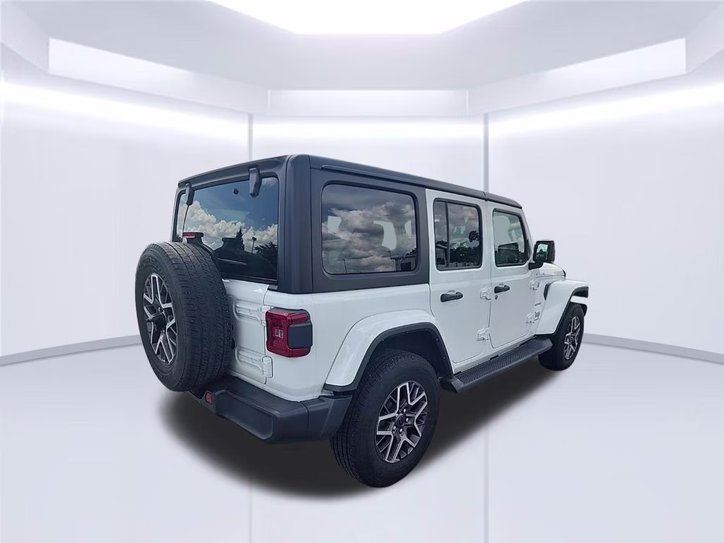 2024 White Jeep Wrangler Sahara 4X4 SUV