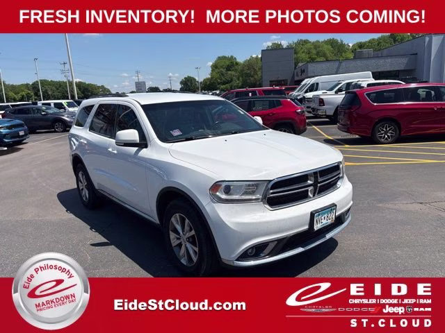 2015 Bright White Clearcoat Dodge Durango Limited AWD SUV