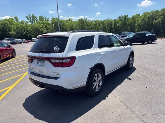 2015 Bright White Clearcoat Dodge Durango Limited AWD SUV