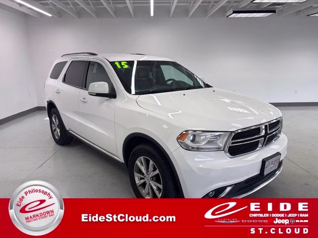 2015 Bright White Clearcoat Dodge Durango Limited AWD SUV