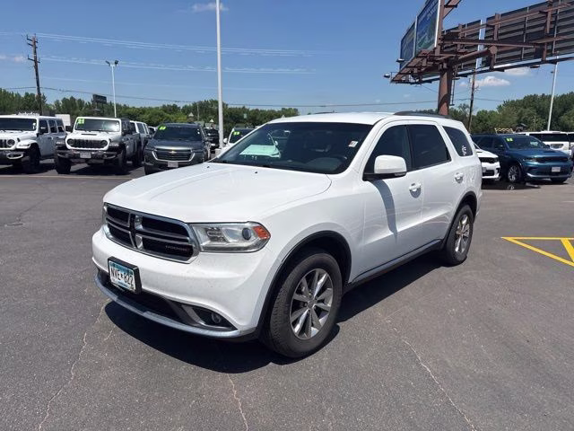 2015 Bright White Clearcoat Dodge Durango Limited AWD SUV