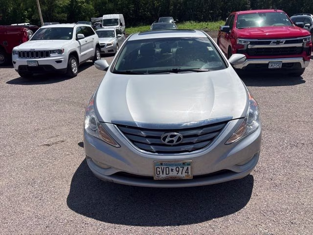 2011 Radiant Silver Hyundai Sonata Limited FWD Sedan