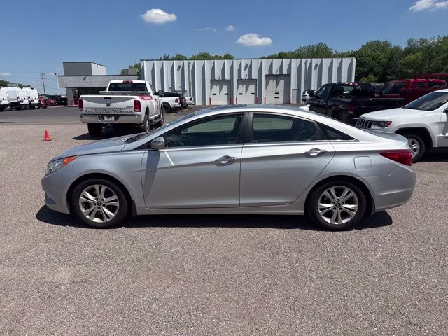 2011 Radiant Silver Hyundai Sonata Limited FWD Sedan