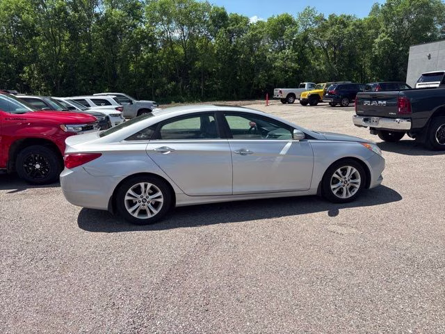 2011 Radiant Silver Hyundai Sonata Limited FWD Sedan