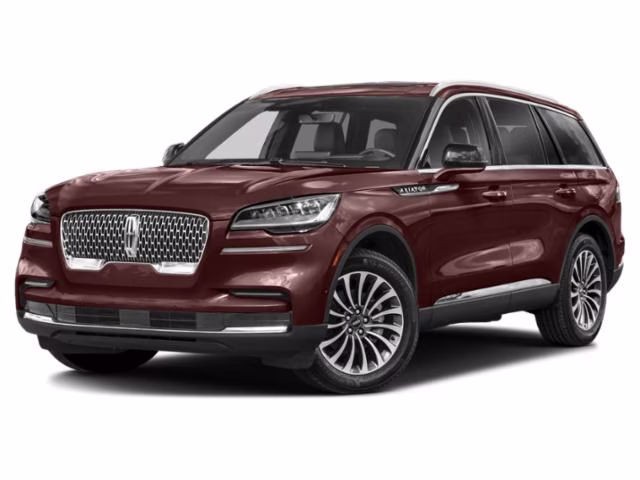 2023 Diamond Red Metallic Tinted Clearcoat Lincoln Aviator Reserve RWD SUV