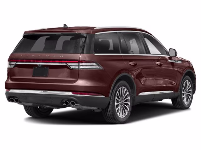 2023 Diamond Red Metallic Tinted Clearcoat Lincoln Aviator Reserve RWD SUV