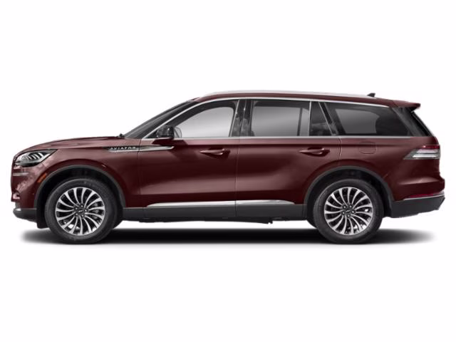 2023 Diamond Red Metallic Tinted Clearcoat Lincoln Aviator Reserve RWD SUV