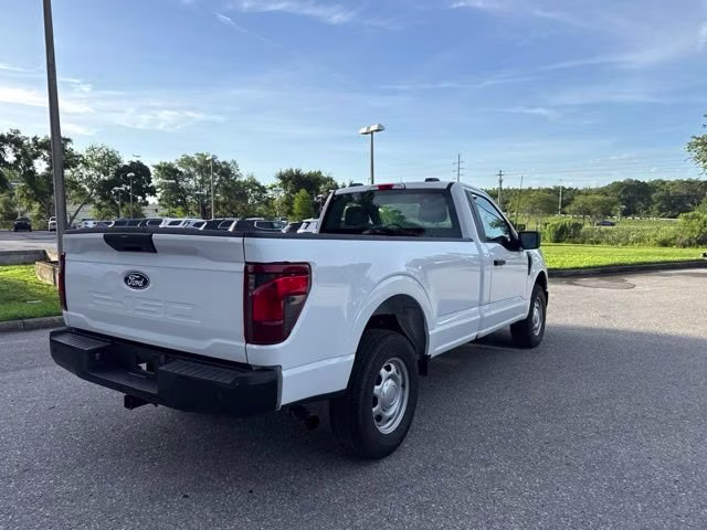 2024 Oxford White Ford F-150 XL Regular Cab Pickup 4X4 Truck