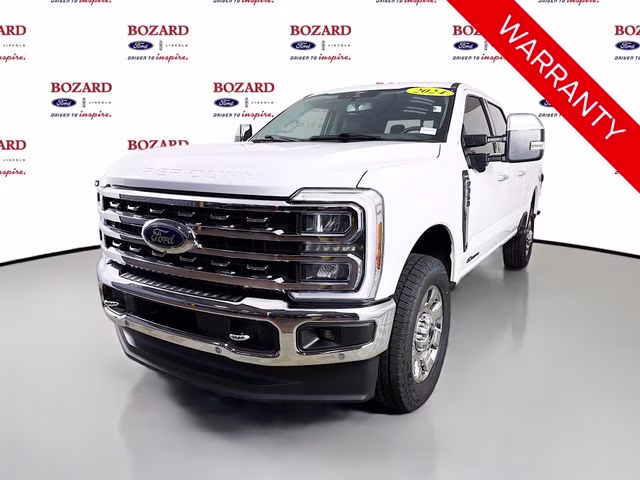 2024 Oxford White Ford Super Duty F-350 SRW Lariat 4X4 Truck