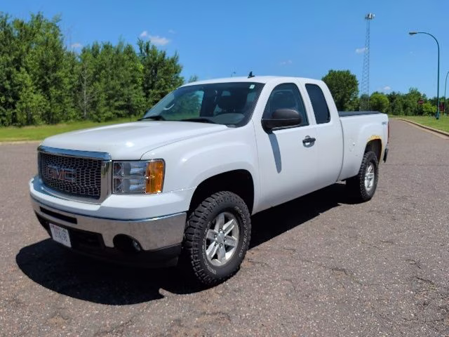 2011 Summit White GMC Sierra 1500 SLE 4X4 Truck