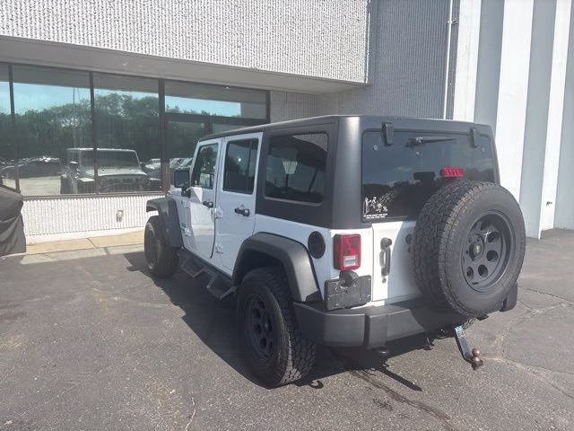 2017 Bright White Clearcoat Jeep Wrangler Unlimited Sport 4X4 SUV
