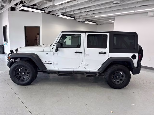 2017 Bright White Clearcoat Jeep Wrangler Unlimited Sport 4X4 SUV