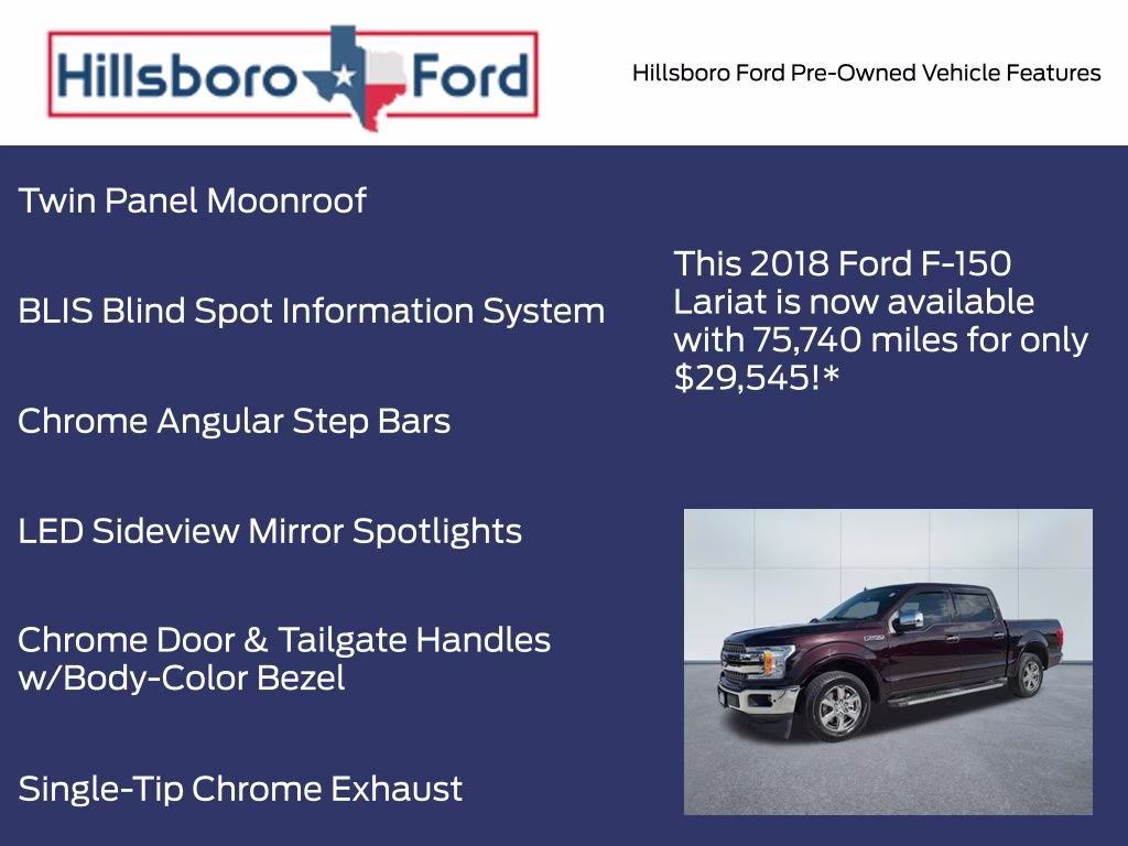 2018 Magma Red Metallic Ford F-150 Lariat RWD Truck