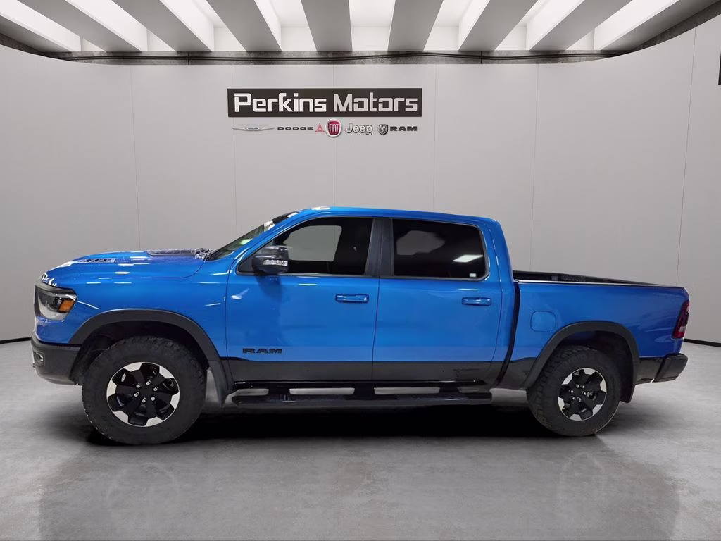 2021 Hydro Blue Pearlcoat Ram 1500 Rebel 4X4 Truck