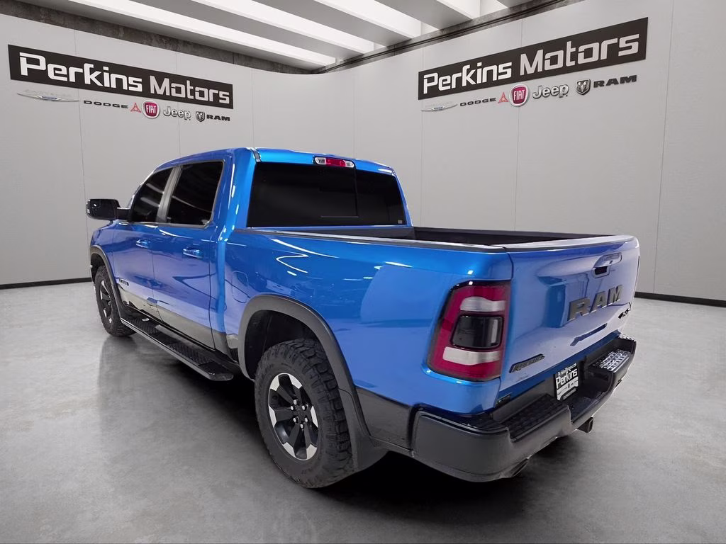 2021 Hydro Blue Pearlcoat Ram 1500 Rebel 4X4 Truck
