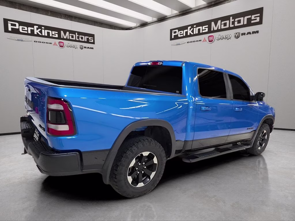 2021 Hydro Blue Pearlcoat Ram 1500 Rebel 4X4 Truck