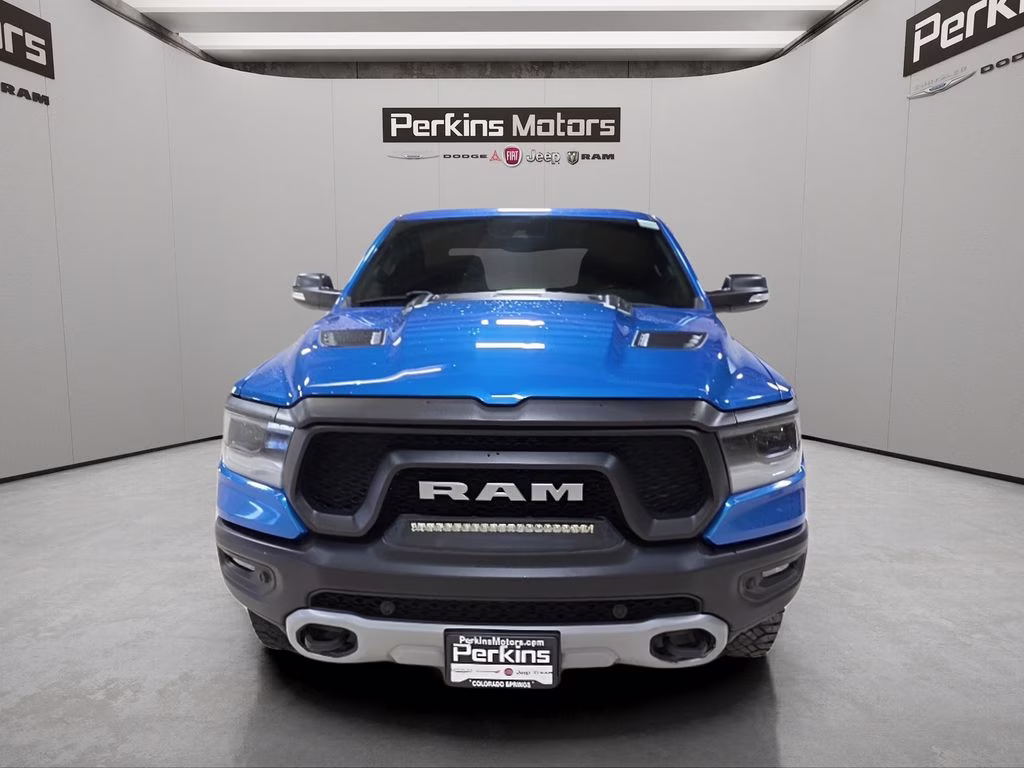 2021 Hydro Blue Pearlcoat Ram 1500 Rebel 4X4 Truck
