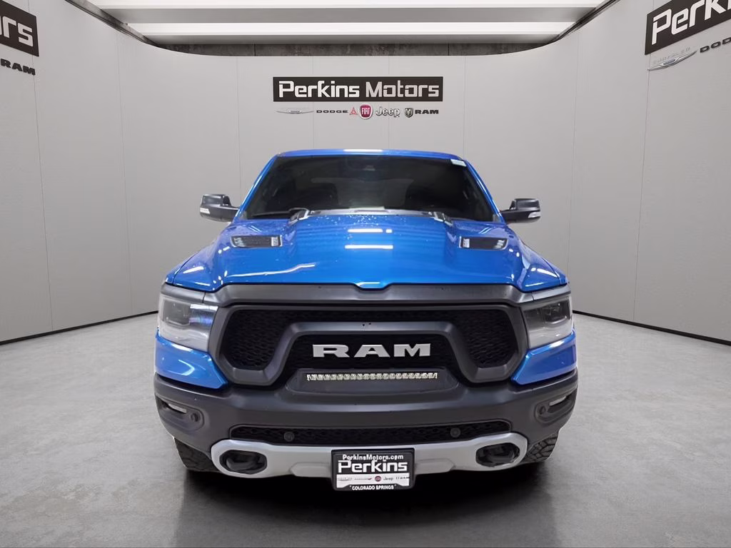 2021 Hydro Blue Pearlcoat Ram 1500 Rebel 4X4 Truck