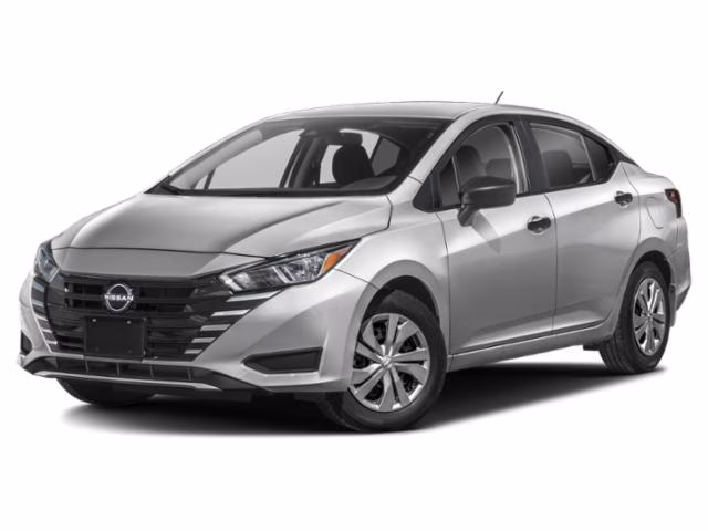 2024 Brilliant Silver Metallic Nissan Versa S FWD Sedan