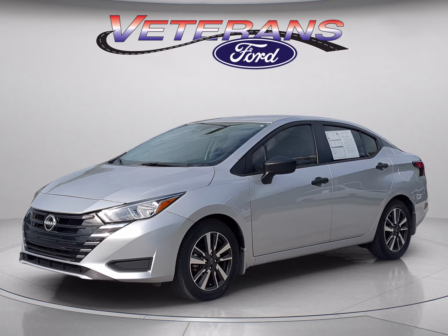 2024 Brilliant Silver Metallic Nissan Versa S FWD Sedan