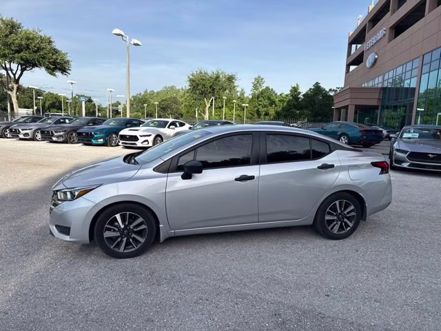 2024 Brilliant Silver Metallic Nissan Versa S FWD Sedan