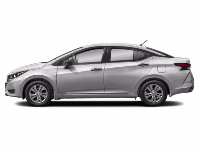 2024 Brilliant Silver Metallic Nissan Versa S FWD Sedan