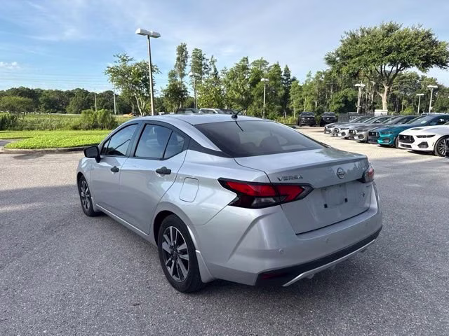 2024 Brilliant Silver Metallic Nissan Versa S FWD Sedan