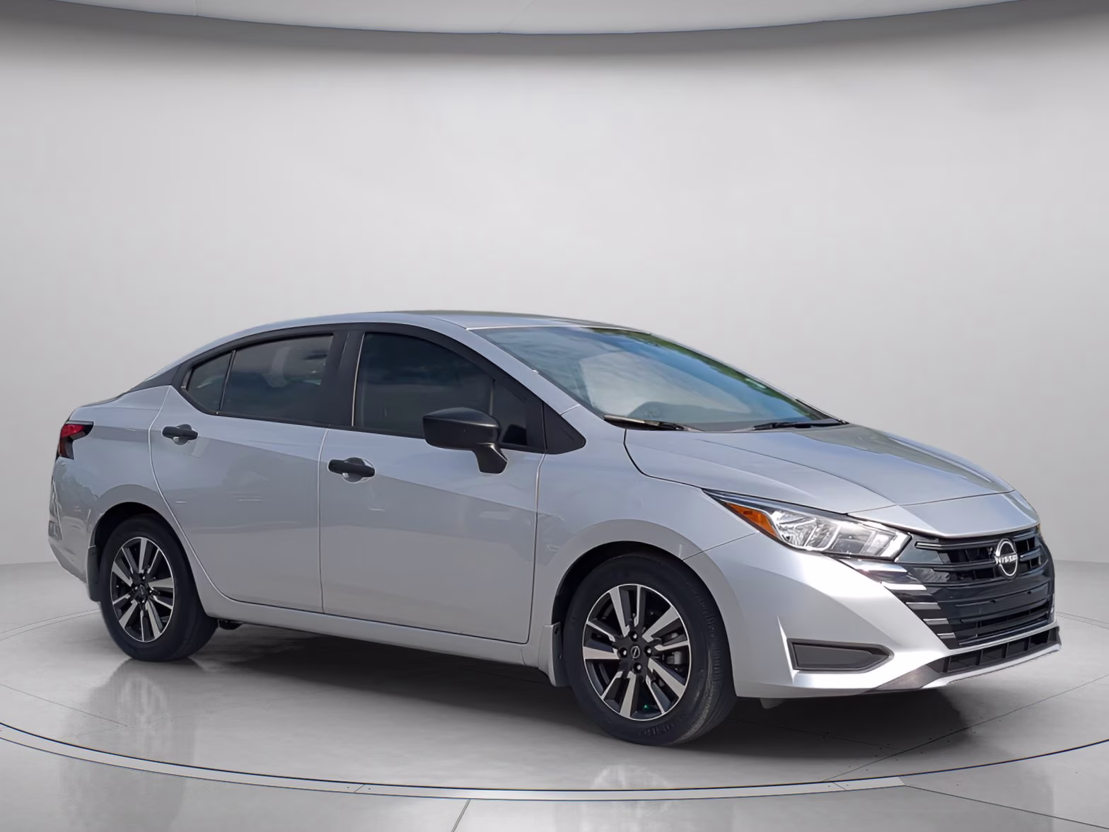 2024 Brilliant Silver Metallic Nissan Versa S FWD Sedan