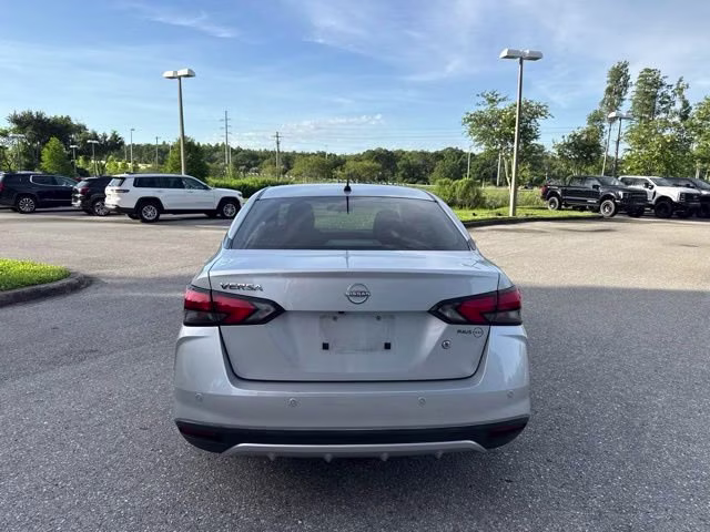 2024 Brilliant Silver Metallic Nissan Versa S FWD Sedan
