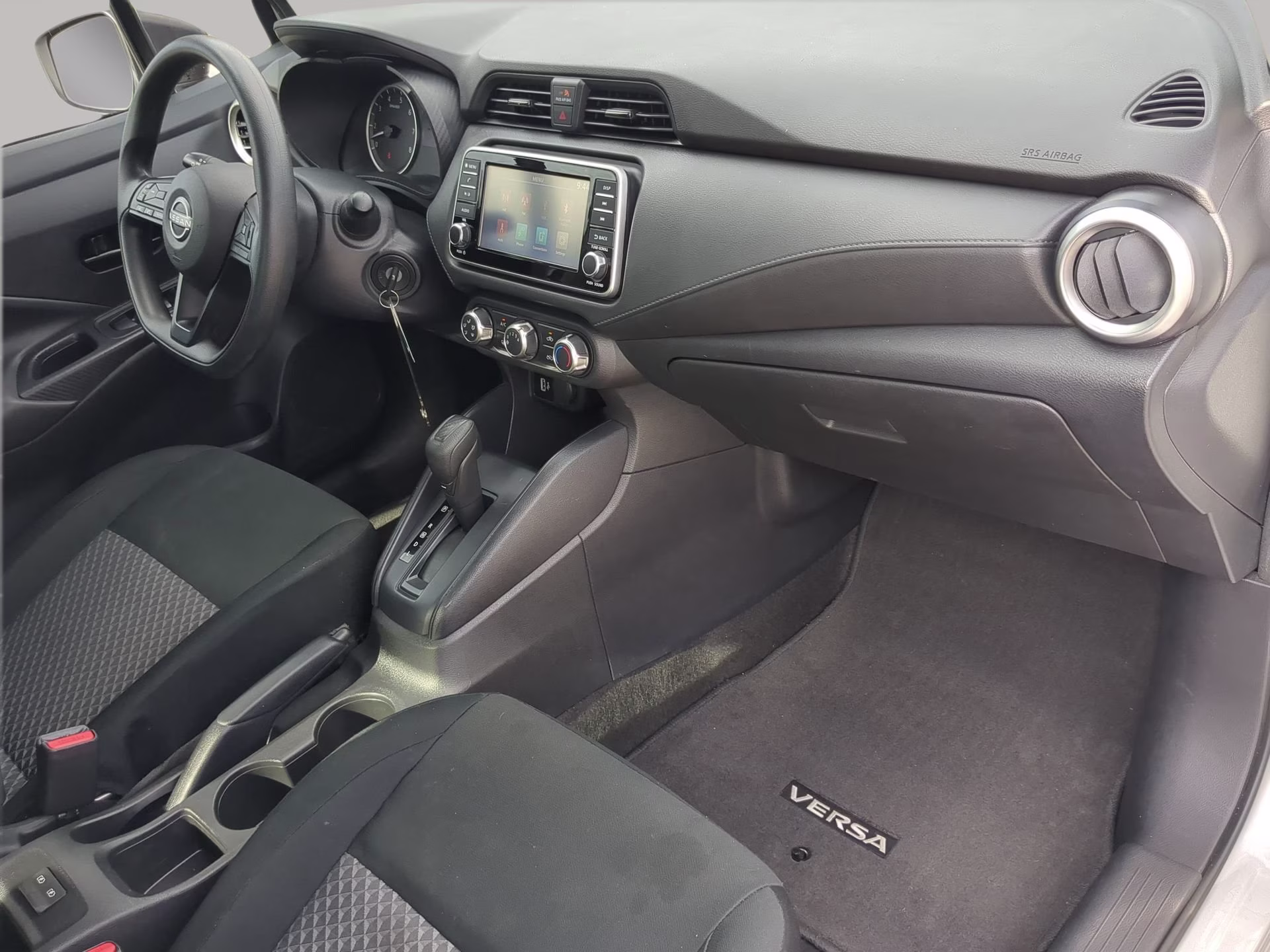 2024 Brilliant Silver Metallic Nissan Versa S FWD Sedan