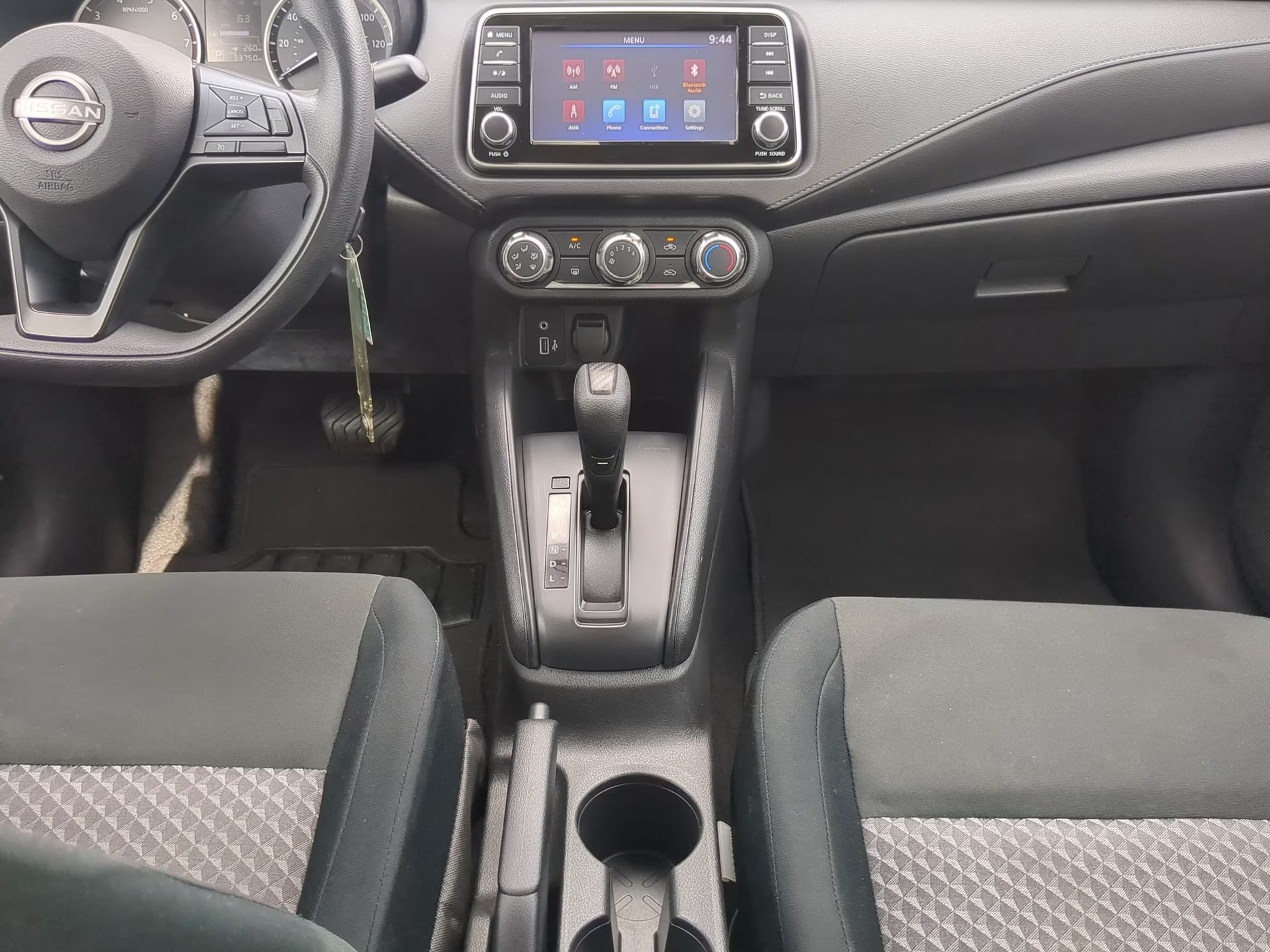2024 Brilliant Silver Metallic Nissan Versa S FWD Sedan